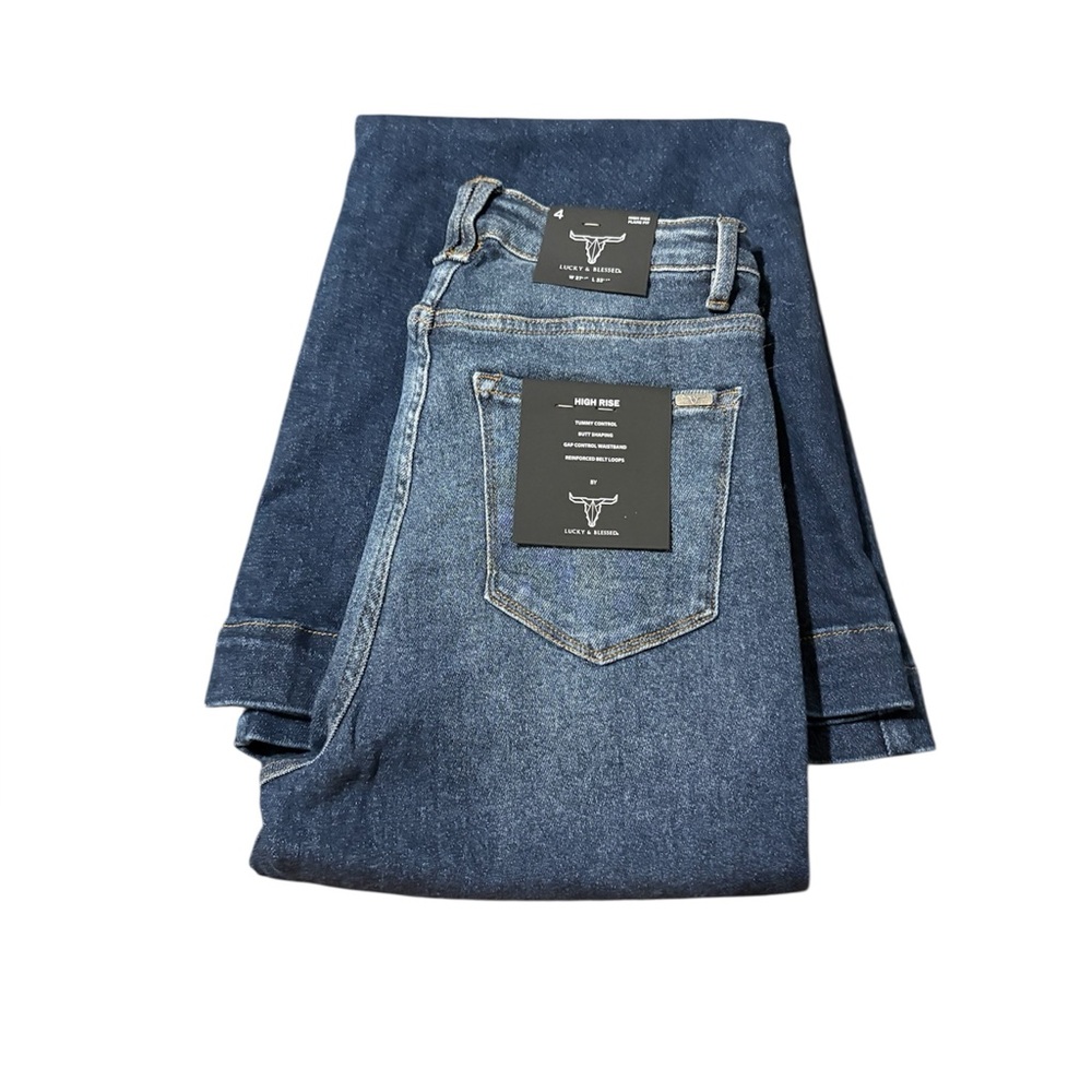 Lucky & Blessed•High Rise Flare Jeans - Picture 7 of 7
